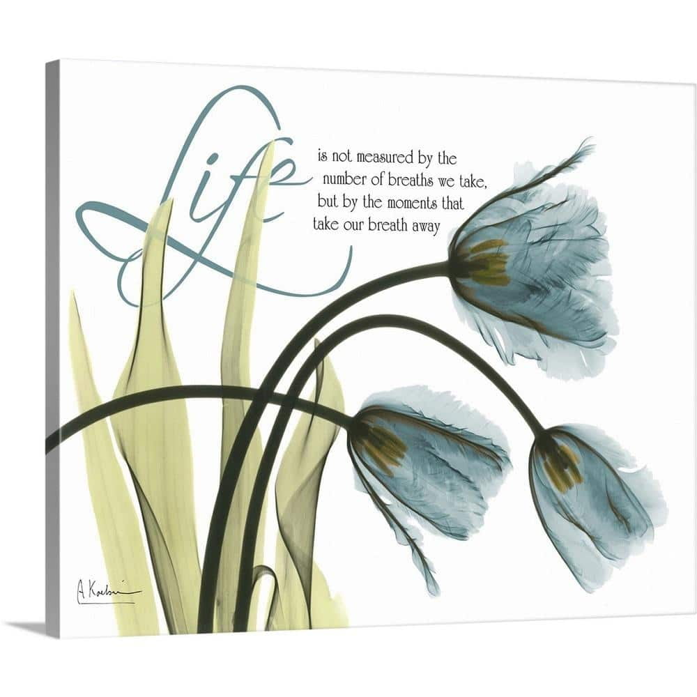 "Life Tulips" by Albert Koetsier Canvas Wall Art