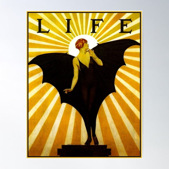 Life : Vintage 1900 Magazine Advertising Print Poster Wall Art, Modern Wall Decor For Living Room Bedroom, 8x12 UNFRAMED