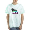 thumbnail image 1 of Life W Bulldog Silhouette  Tie Dye Cyclone Women -Image by Shutterstock, Female Large, 1 of 4
