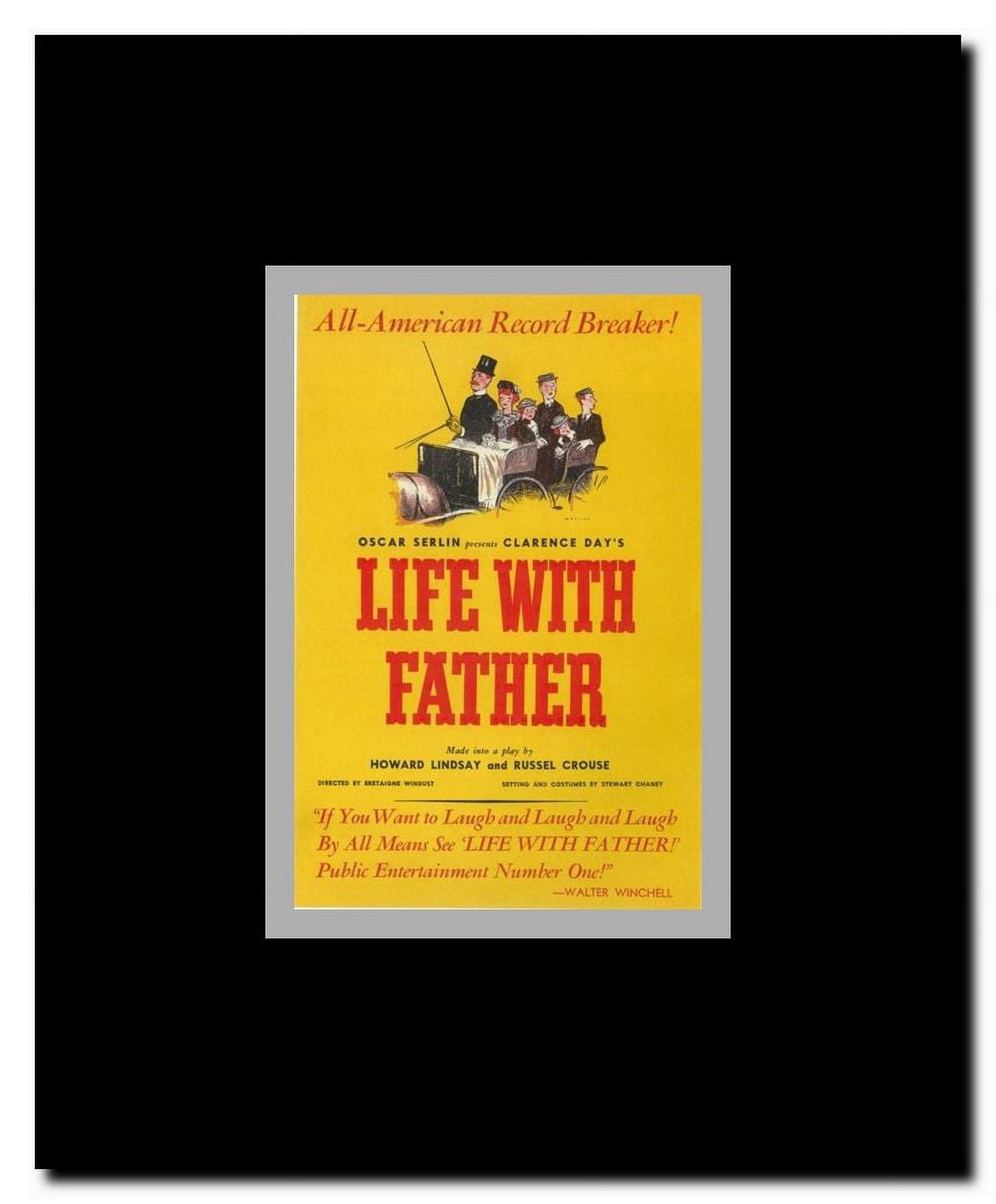 Life With Father (Broadway) Framed Movie Poster