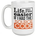 thumbnail image 1 of Life Would Be Much Easier If I Had The Source Code Programming Humor Coffee & Tea Mug Cup For A Programmer, IT Professional, Computer Scientist, Web Developer, And Software Engineer (15oz), 1 of 3