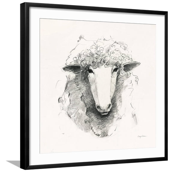 Art.com Life at Home VIII Vintage Cream Art Print by Avery Tillmon, Black Frame Wall Art, 29" x 29"