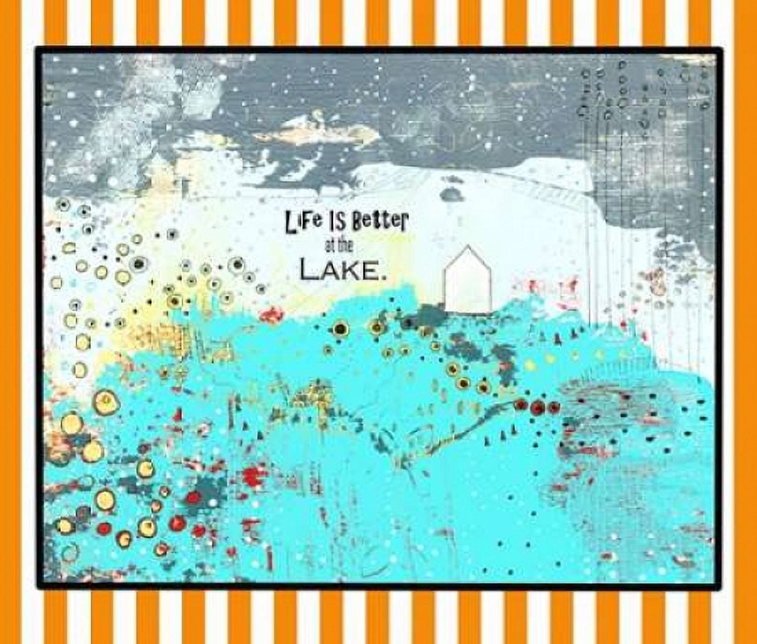 Life at the Lake Canvas Art - Sarah Ogren (24 x 24)