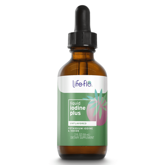 Life-flo Iodine Plus Drops | 150 mcg Iodine Per Serving | Healthy Thyroid, Energy & Metabolism Support | Formulated for High Absorption | 2 fl oz