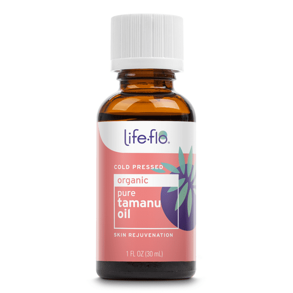 Life-flo Pure Organic Tamanu Oil | Skin Rejuvenator and Soothing Treatment for Skin, Scalp, Scars and Stretch Marks, 1oz