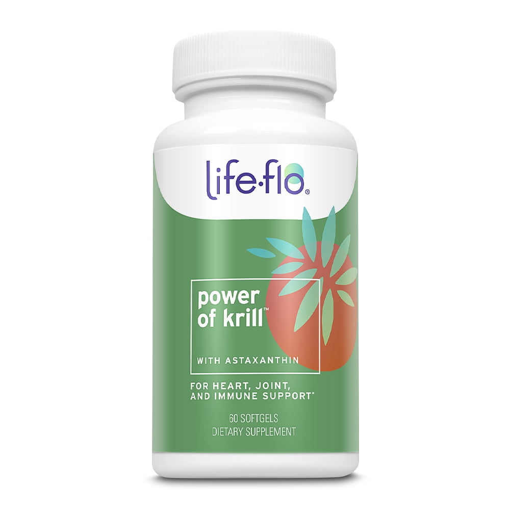 Lifeflo Power of Krill Antarctic Krill Oil w/ Omega3s & Astaxanthin