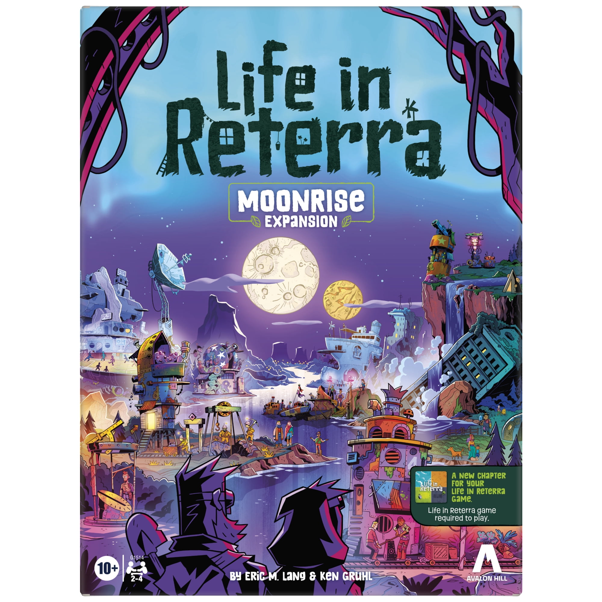 Life in Reterra Moonrise EXPANSION, Family Strategy Board Game (Life in Reterra Game Required), 10+
