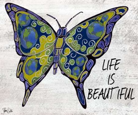 Life is Beautiful Canvas Art - Shanni Welsh (20 x 24)