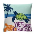 thumbnail image 1 of Life is Better at The Beach Soft Throw Pillow Cover Cushion Cover Decor for Sofa Couch Bed  Beach House Life Gifts, Housewarming Gift, 1 of 5