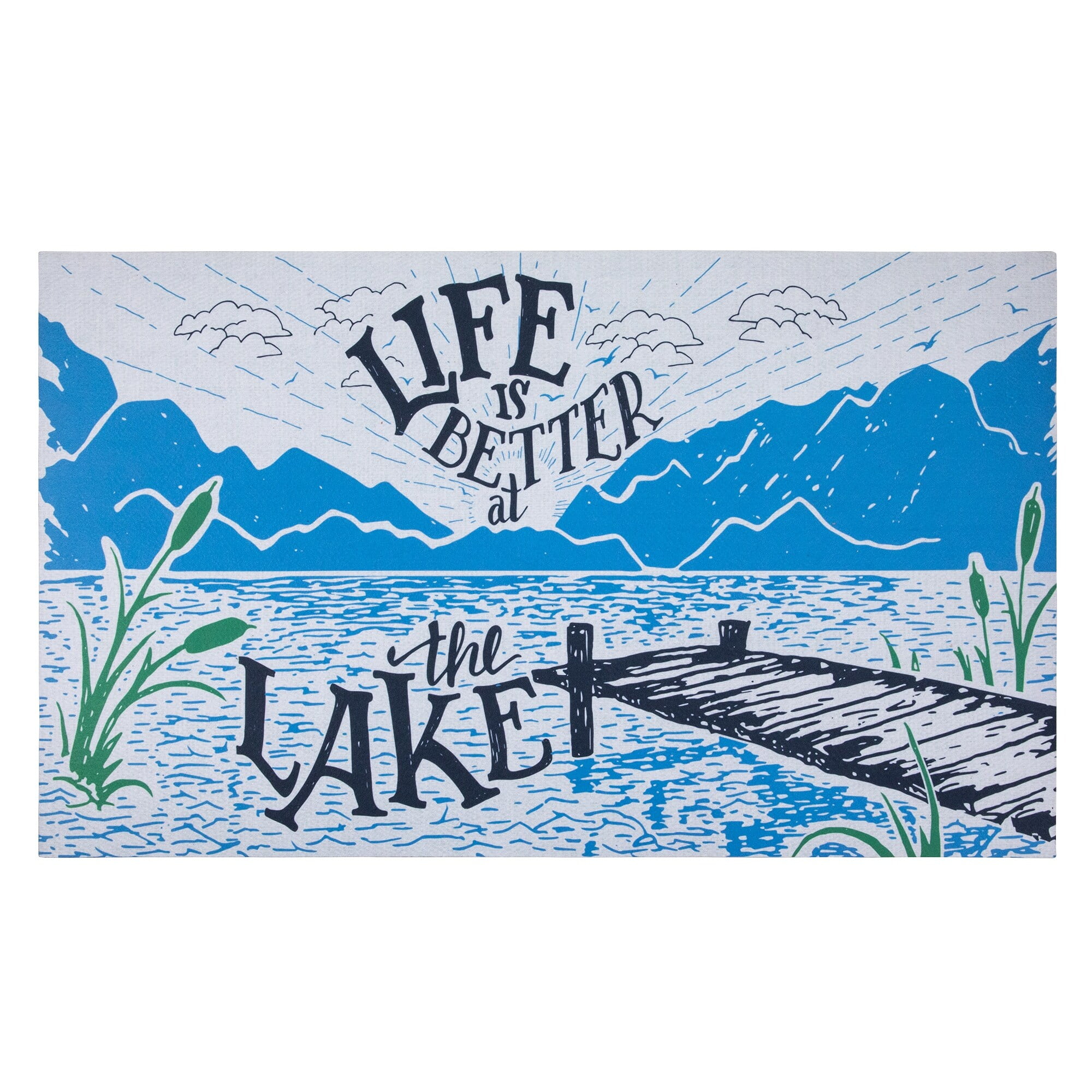 Life is Better at the Lake Doormat 18" x 30" - 30