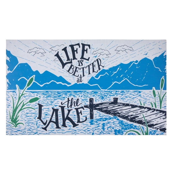 Life is Better at the Lake Doormat 18" x 30" - 30