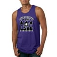 thumbnail image 1 of Life is Better at the Lake Outdoors Inspirational/Christian Mens Graphic Tank Top, Purple, 2XL, 1 of 2