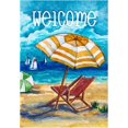 thumbnail image 1 of Life is Better in Flip Flops Summer Yard Flag Decorative Tropical Beach Nautical Outdoor House Flag Double Sided 28x40 Inch, 1 of 6