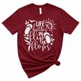 thumbnail image 1 of Life is Better in Flip Flops T-Shirt – Summer Beach Graphic Tee, 1 of 4