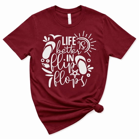 Life is Better in Flip Flops T-Shirt – Summer Beach Graphic Tee
