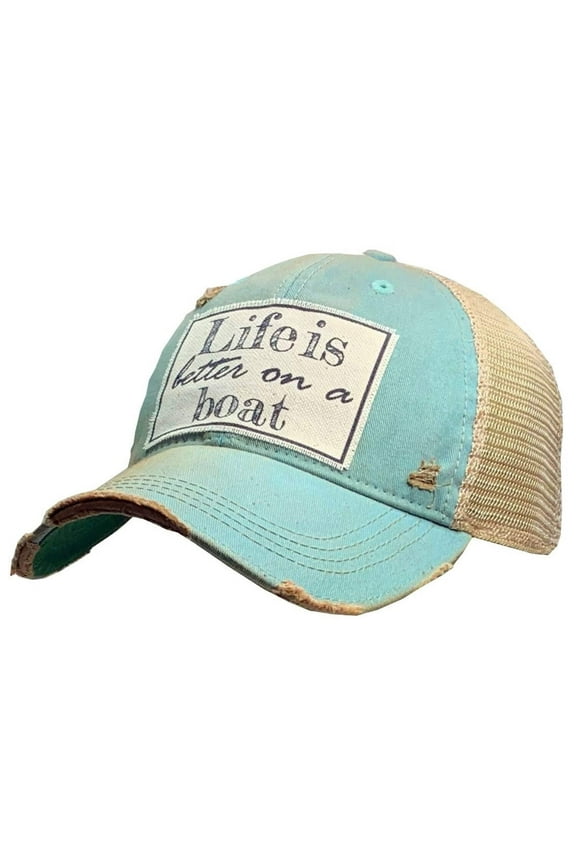 Life is Better on a Boat Trucker Hat