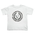 thumbnail image 1 of Life is Better with Chickens Around Cute Toddler T Shirts for Boys Girls (White, 2T), 1 of 5