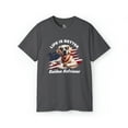 thumbnail image 1 of Life is Better with Golden Retriever - Funny Dog Lover Unisex Cotton Tee, 1 of 4