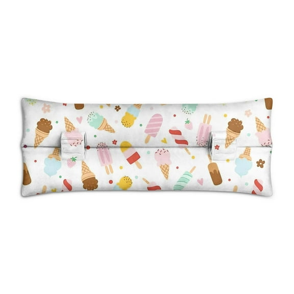 Life is Better with Ice Cream Pillow - Shock-Absorbing Comfort for Heart Surgery Recovery & Candy Enthusiasts