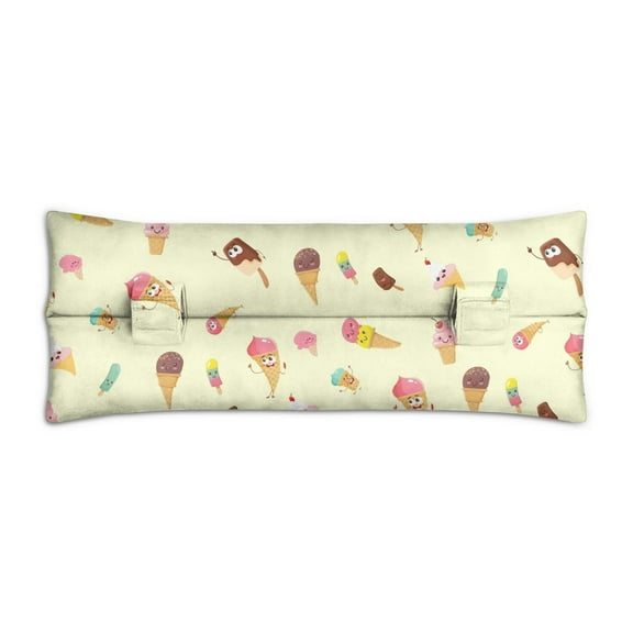 Life is Better with Ice Cream Pillow - Shock-Absorbing Comfort for Heart Surgery Recovery & Candy Enthusiasts