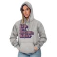 thumbnail image 1 of Life is Dream Killer Sarcastic Gym Hoodie Sweatshirt Women Brisco Brands X, 1 of 6