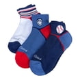 thumbnail image 1 of Life is Good 3-Pack Boys Baseball & Jake Quarter Socks L (Shoe Size 13-4), 1 of 1