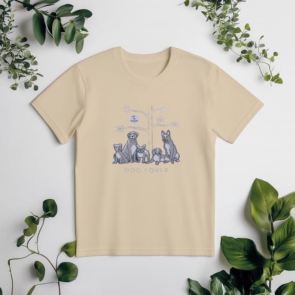 Life is Good, A Classic Jake's Dog Watching You Crusher Graphic Unisex T-Shirt, for men & women, up to size 5XL