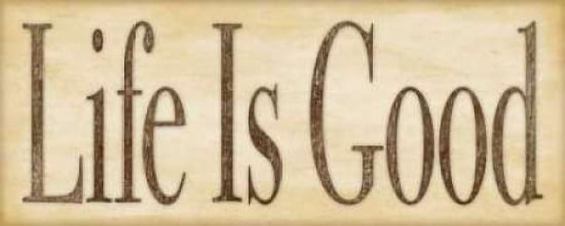 Life is Good Canvas Art - Stephanie Marrott (10 x 20)