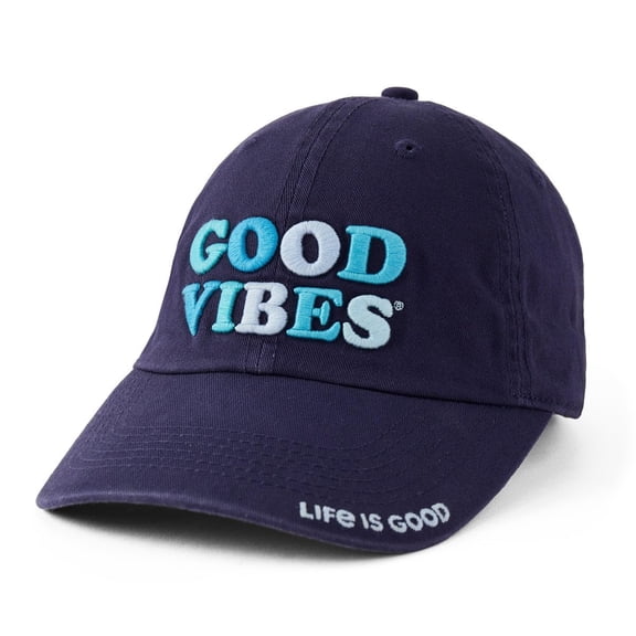 Life is Good Good Vibes Chill™ Cap Darkest Blue One Size