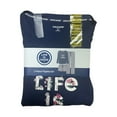 thumbnail image 1 of Life is Good Ladies Long Sleeve, Short and Pant, 3 Piece PJ Set (Navy Stripe, XL), 1 of 2