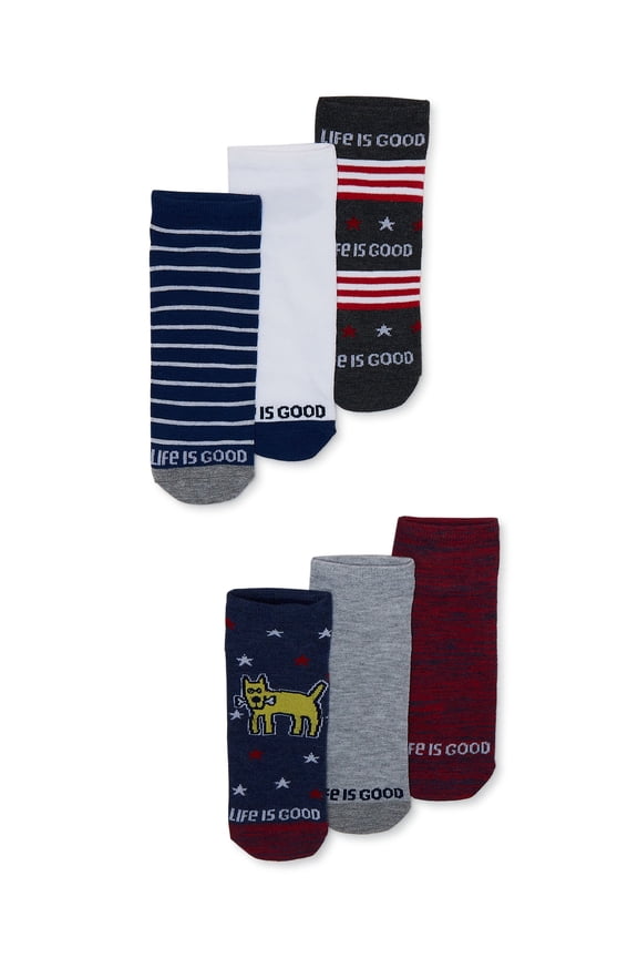 Men's Low Cut Socks, 6-Pack
