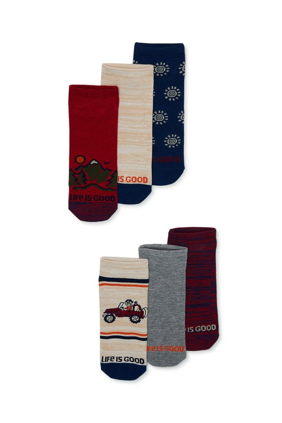 Men's Low Cut Socks, 6-Pack