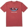 thumbnail image 1 of Life is Good Men's Vacay Mode Hammock Short Sleeve Crusher-LITE Tee (Small, Vintage Red), 1 of 2