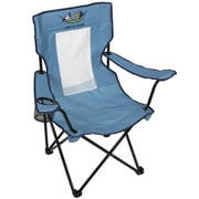 Camp & Go 3 x 3 x 3 ft Blue Mesh Back Quad Chair
