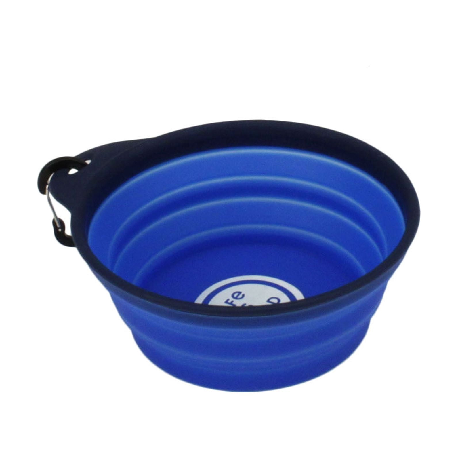 Life is Good® Pet Travel Bowl for Dogs and Cats, Blue, 20 oz (Small - Medium - Large)