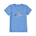 thumbnail image 1 of Life is Good® womens  Crusher-Lite V-Neck T-Shirt, l, 1 of 2
