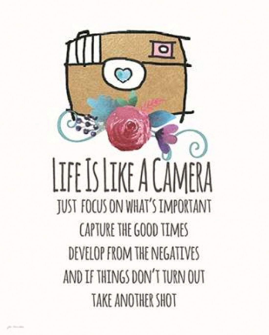 Life is Like a Camera Canvas Art - Jo Moulton (24 x 30)