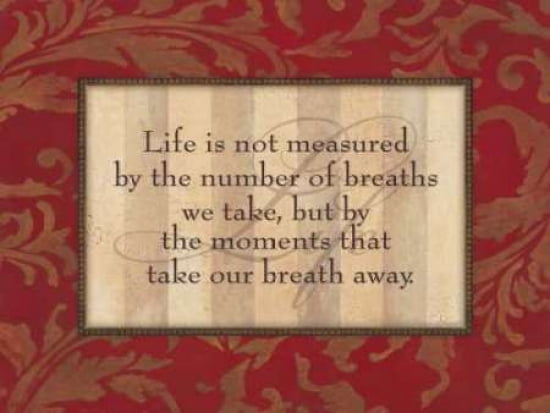 Life is Not Measured Canvas Art - Stephanie Marrott (18 x 24)