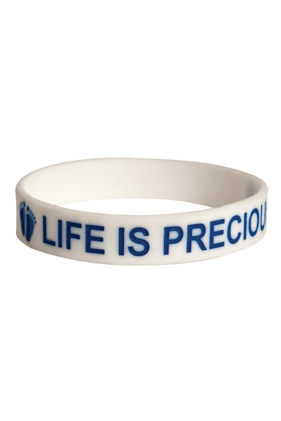 Life is Precious Bracelet Pro-Life Awareness Bracelet (Pack of 50)