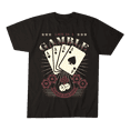 thumbnail image 1 of Vintage Graphic T-shirts Life is a Gamble, Cotton, Size S-2XL, 1 of 4