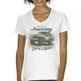 thumbnail image 1 of Life is a Journey Enjoy the Ride Women's V-Neck T-shirt 4x4 Offroad Rugged Vehicle Trailblazing Mudding Dirt Roads Tee, 1 of 7