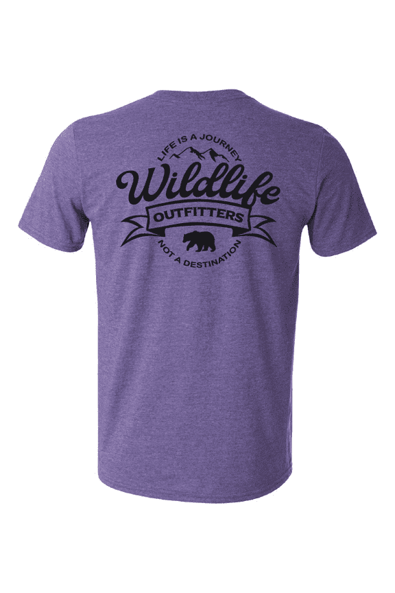 Men's 'Life is a Journey' Outdoor Camping T-Shirt