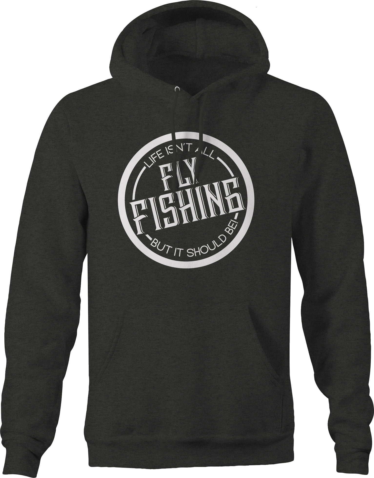 LIFE IS FULL OF IMPORTANT CHOICES fly fishing' Men's Hoodie