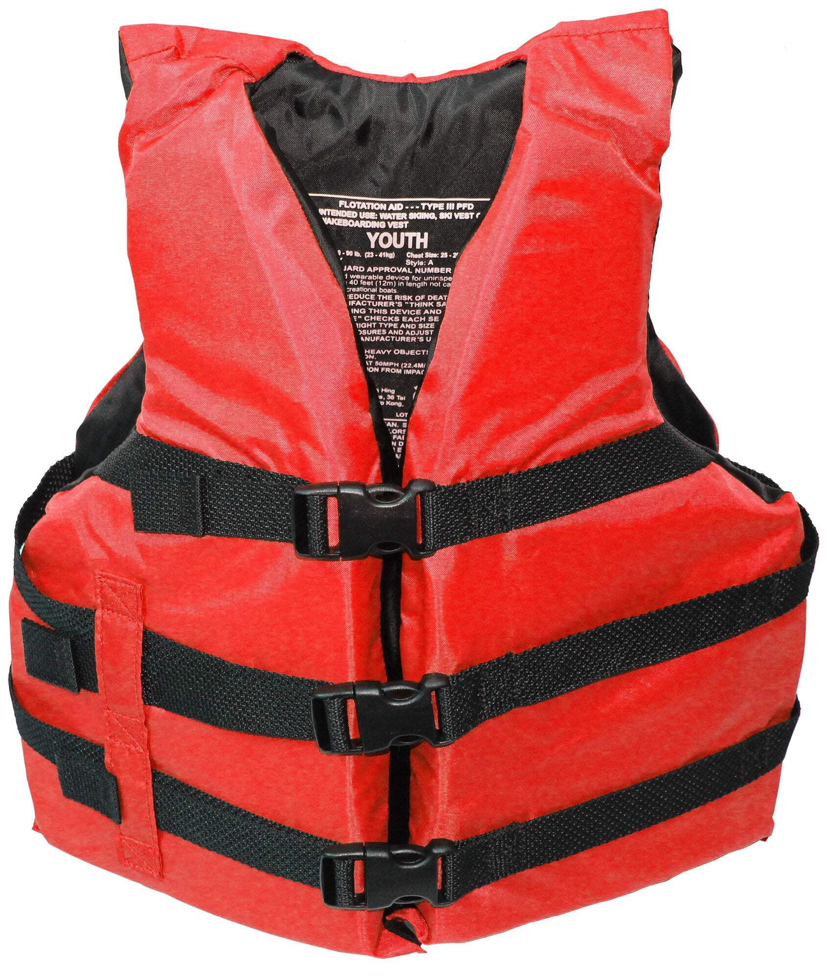 Life jacket paddle vest; Coast Guard approved Type III PFD life vest flotation device; Jet ski, wakeboard, hardshell kayak life jacket; Ideal extra life jacket for pontoon boat