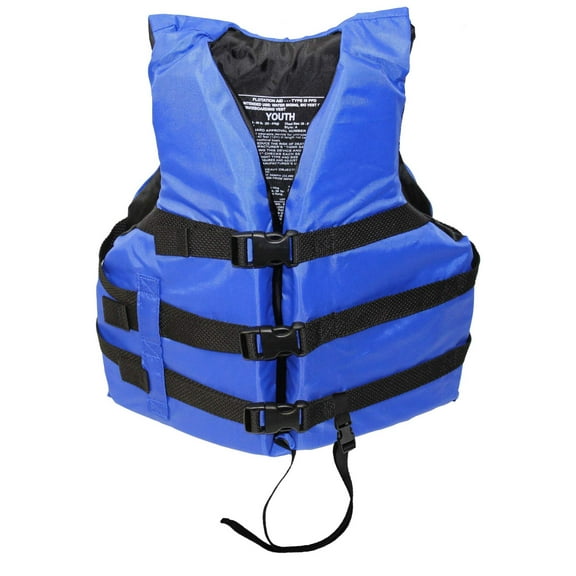 Life jacket paddle vest with Leg Strap; Coast Guard approved Type III PFD flotation device; Jet ski, wakeboard, hardshell kayak life jacket; Ideal extra life jacket for pontoon boat