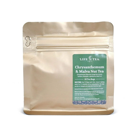 Life'n Tea Collection - Chrysanthemum Malva Nut Tea 20 Teabags
