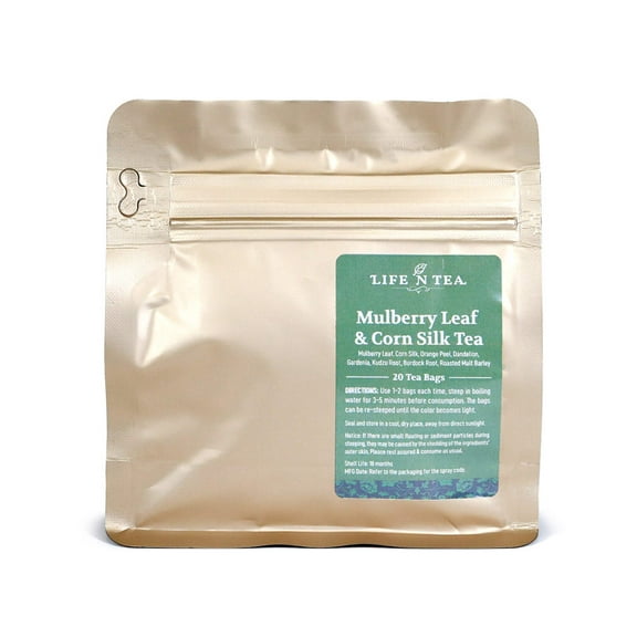 Life'n Tea Collection - Mulberry Leaf  Corn Silk Tea 20 Teabags