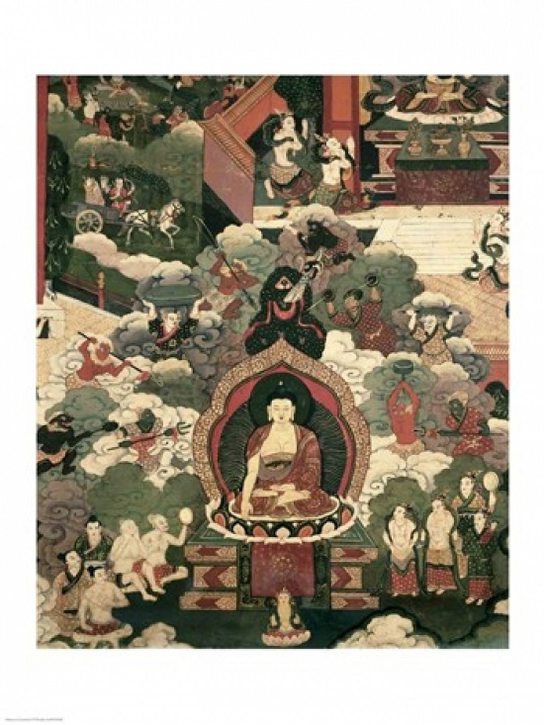 Life of Buddha Sakymuni Canvas Art - (24 x 36)