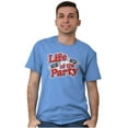 thumbnail image 1 of Life of the Party Funny Tootsie Roll Men's Graphic T Shirt Tees Brisco Brands M, 1 of 6