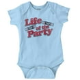 thumbnail image 1 of Life of the Party Funny Tootsie Roll Romper Boys or Girls Infant Baby Brisco Brands 12M, 1 of 6
